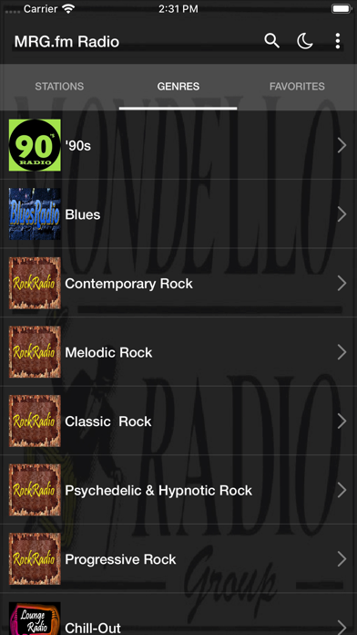 MRG.fm Radio App screenshot 3