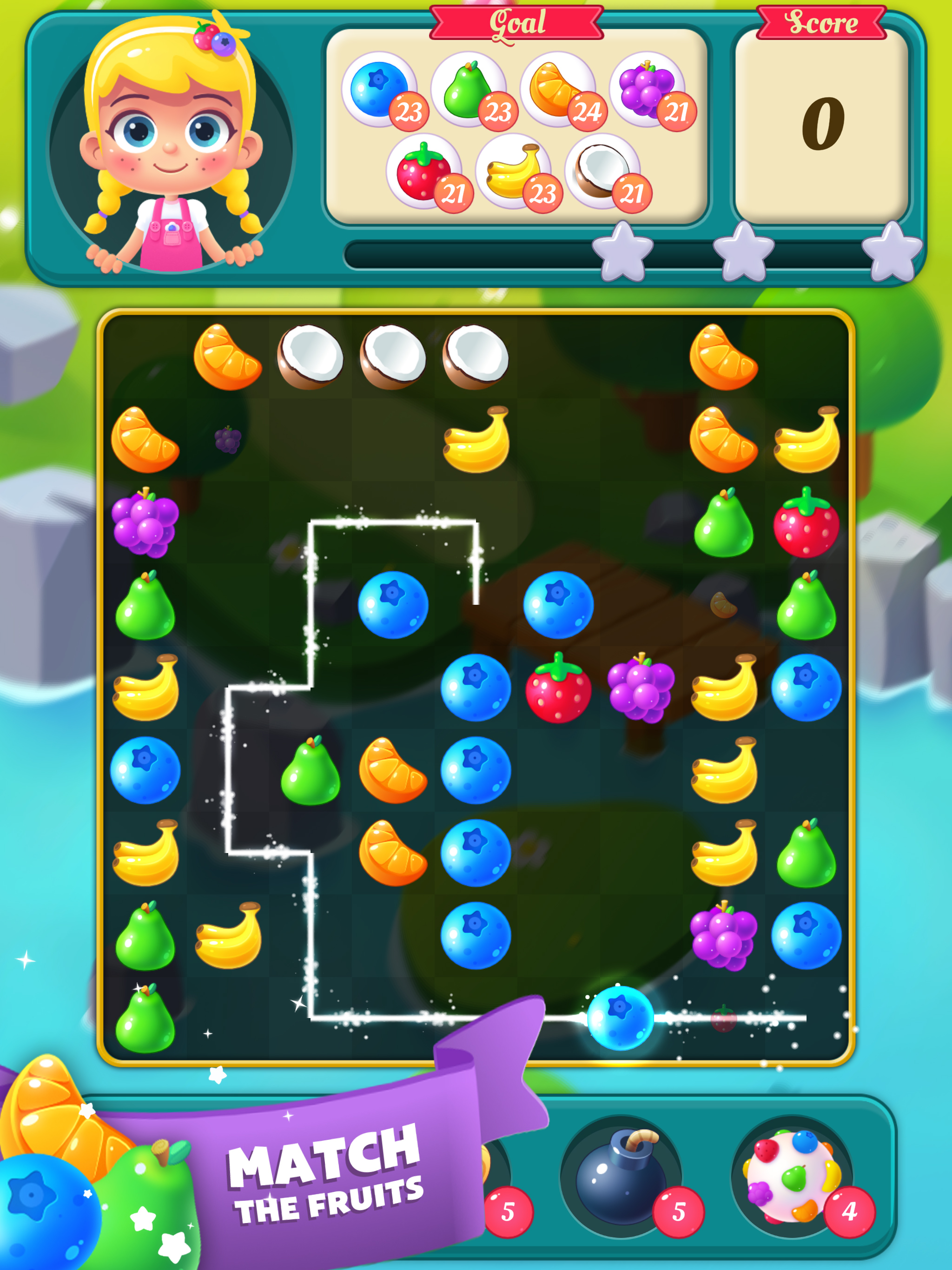 Fruit Blast - Match 5 Colors