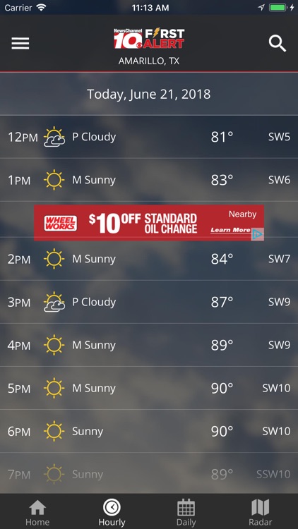 KFDA - NewsChannel 10 Weather