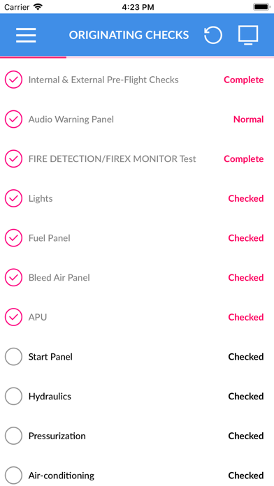 Screenshot #3 pour CRJ 200 Checklist