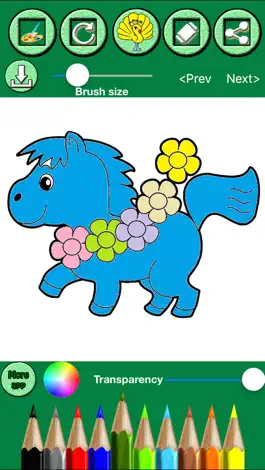 Game screenshot Animals & Birds Coloring book mod apk
