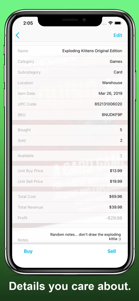 Inventory Now: product tracker