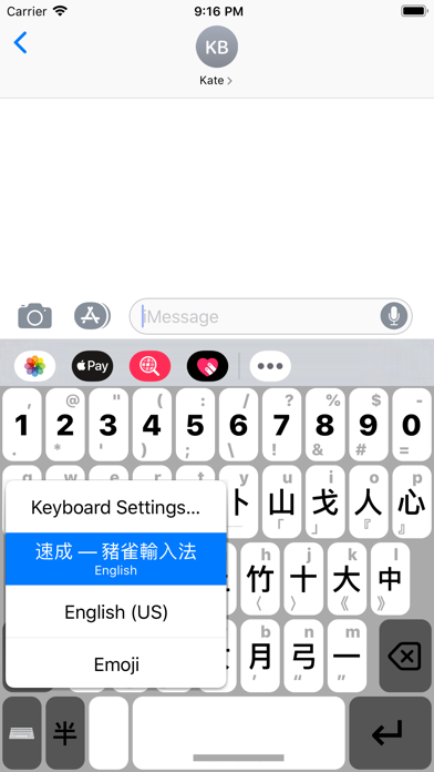 App screenshot