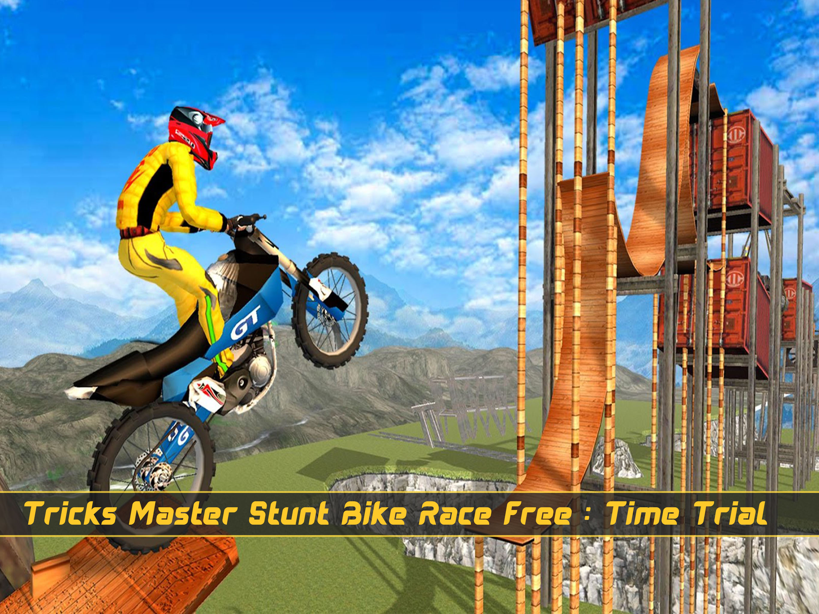Tricky Bike Stunt Racing Game screenshot 9