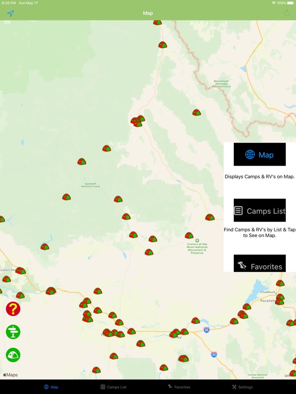 Screenshot #6 pour Idaho – Camping & RV spots