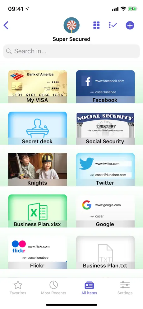 oneSafe+ password manager