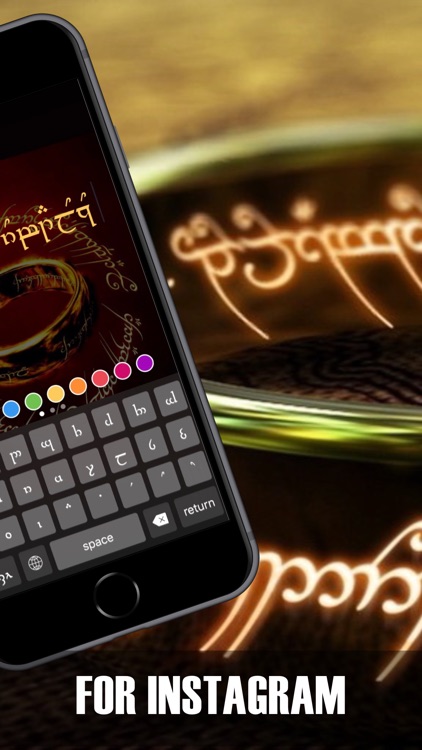 LOTR keyboard: Tengwar