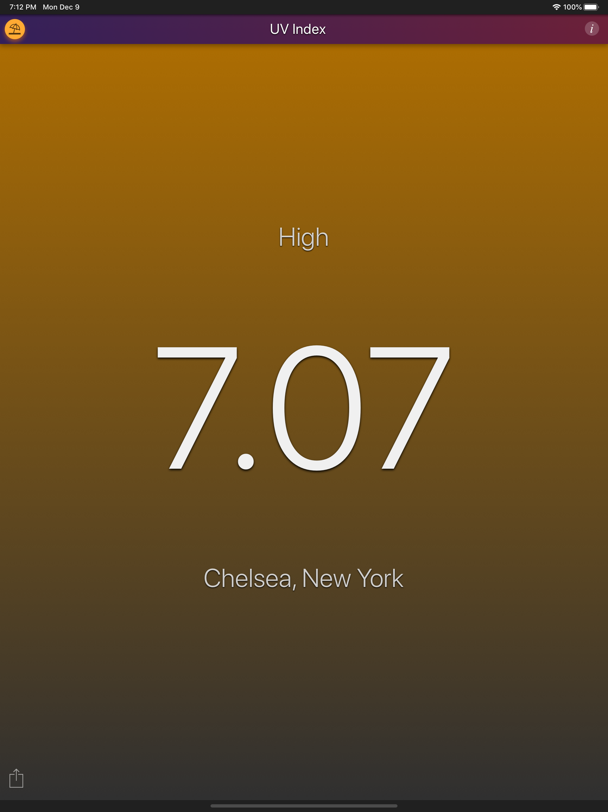 UV Index - App