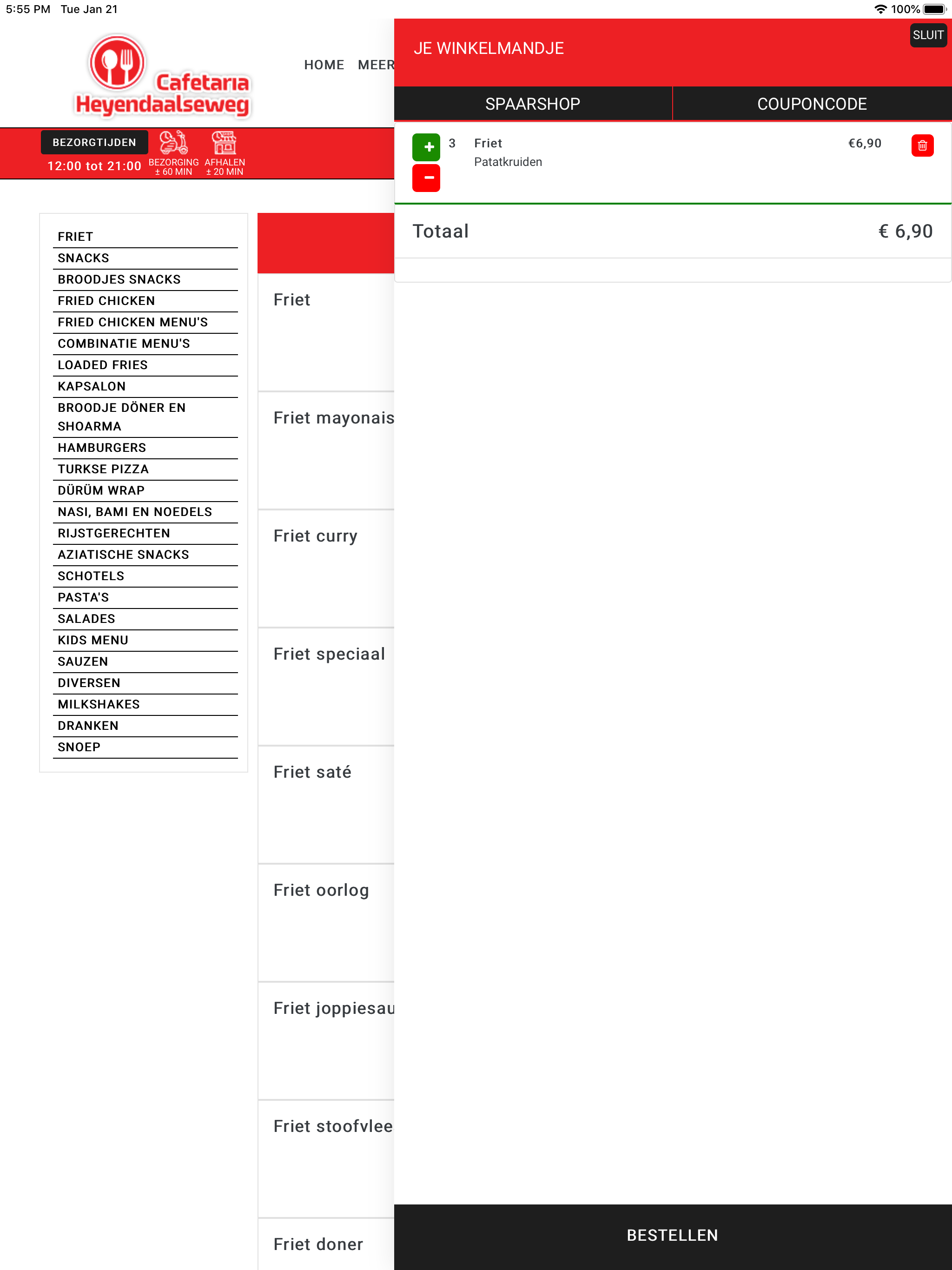Cafetaria Heyendaalseweg screenshot 7