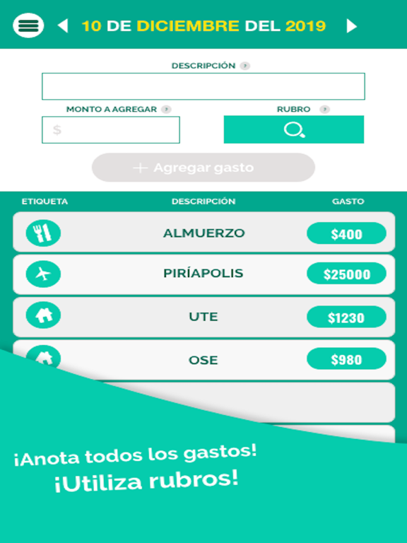 Screenshot #4 pour Gastos Manager