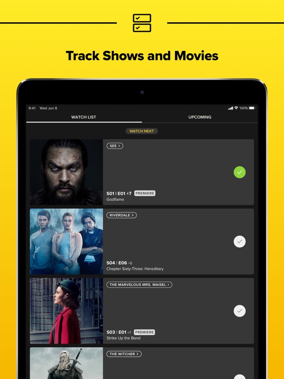 TVShow Time, the TV guide for TV show addicts screenshot