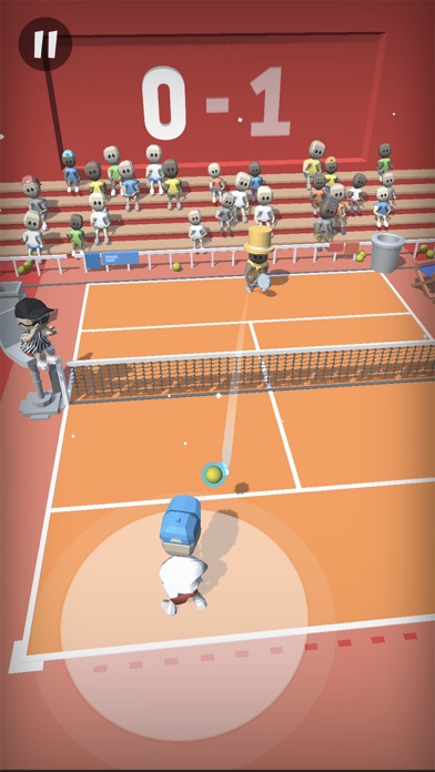 Screenshot #2 pour Fun Tunnis 3D - تحدي التنس