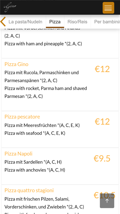 Screenshot #2 pour Ristorante pizzeria Gino