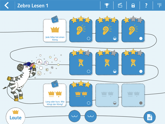 Screenshot #4 pour Lesen lernen 1 mit Zebra