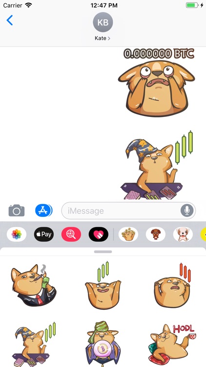 Bitcoin Dog Sticker Pack screenshot-3