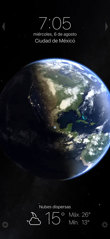 Living Earth - Clock & Weather