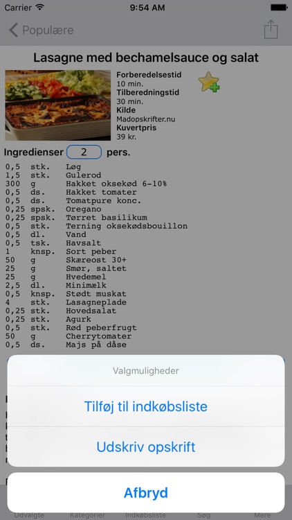 Madopskrifter.nu - Madplanen screenshot-4
