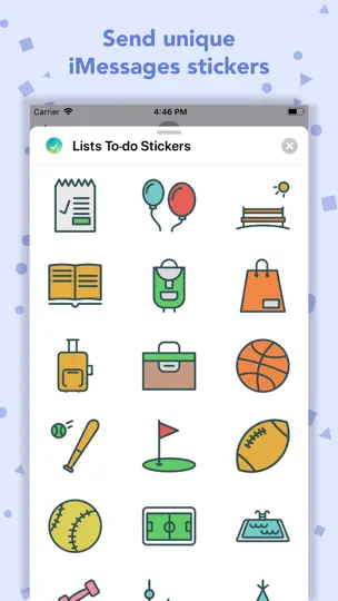 Screenshot von Lists To-do auf dem iPhone 7