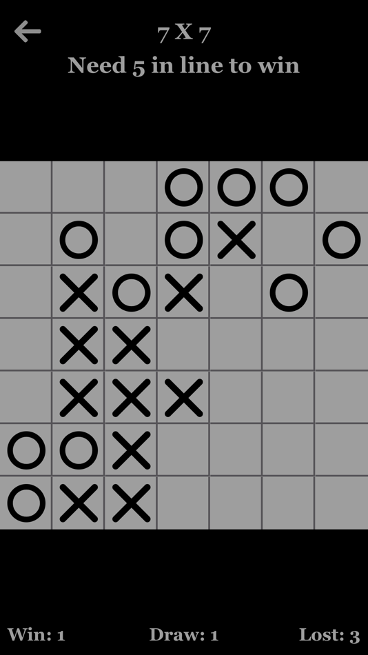 #3. Tic Tac Toe MultiLevel (iOS) Podle: Jogani Bhavesh Keshubhai