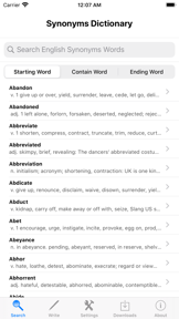 Synonyms English Dictionary screenshot