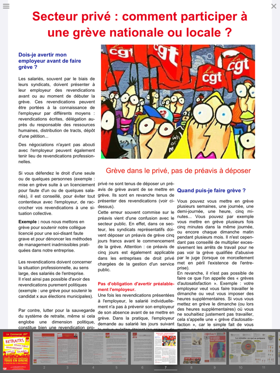 Screenshot #6 pour Kiosque CGT VRP et Commerciaux