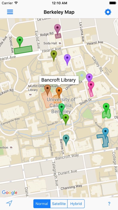 Screenshot #1 pour Berkeley Map