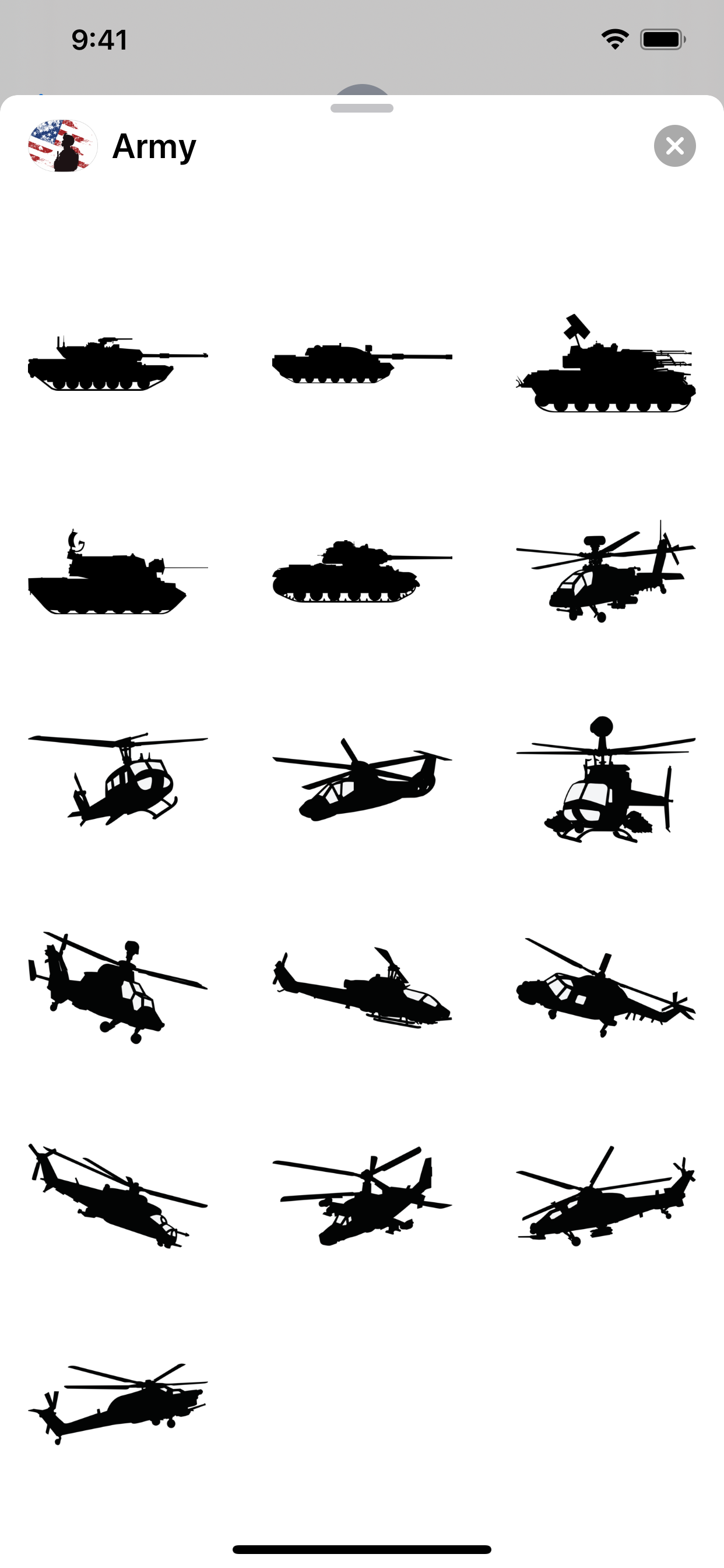 Army - Stickers