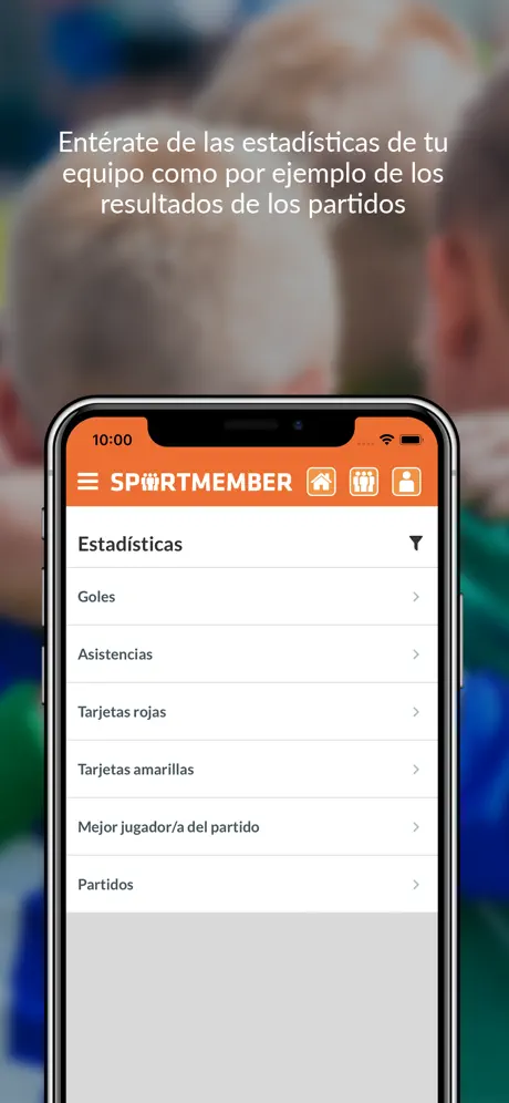 SportMember - Mobile team app