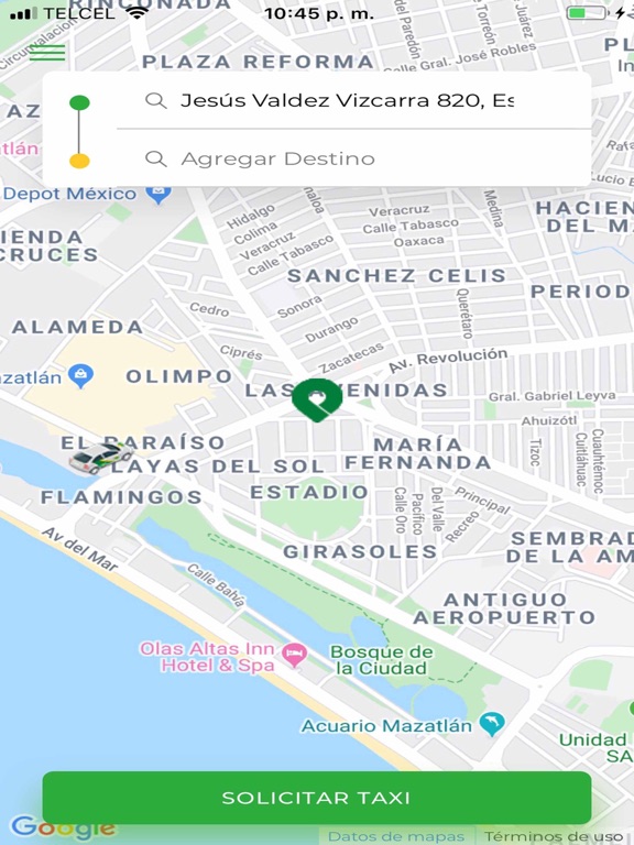 Screenshot #5 pour ApplyTaxi Ecotaxis Verdes