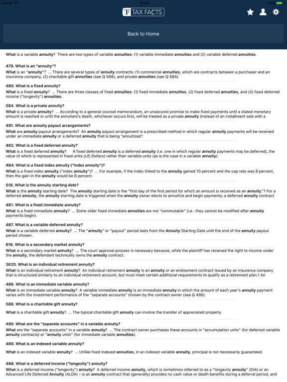 Screenshot #5 pour Tax Facts