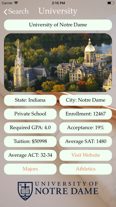 Screenshot 3 of UniFind App