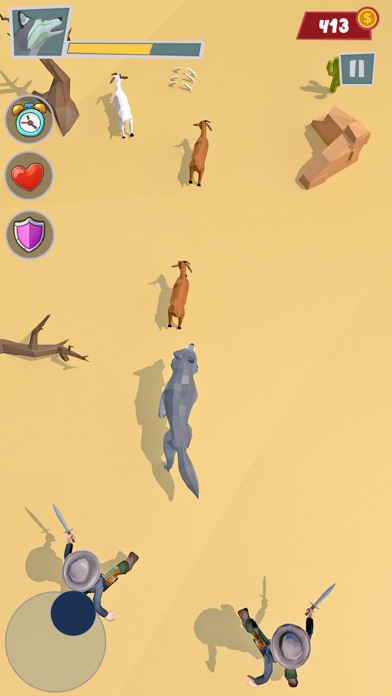 Screenshot #1 pour Wild Run Endless Survival game