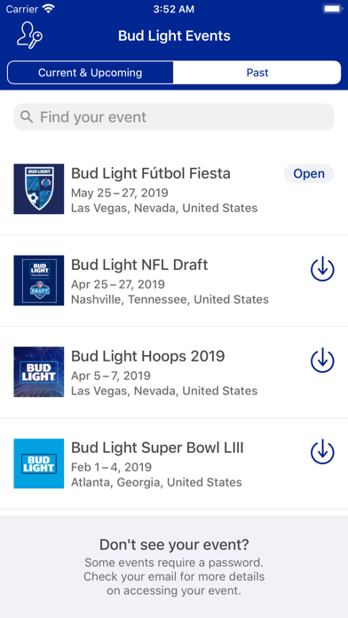 Bud Light Events screenshot 2