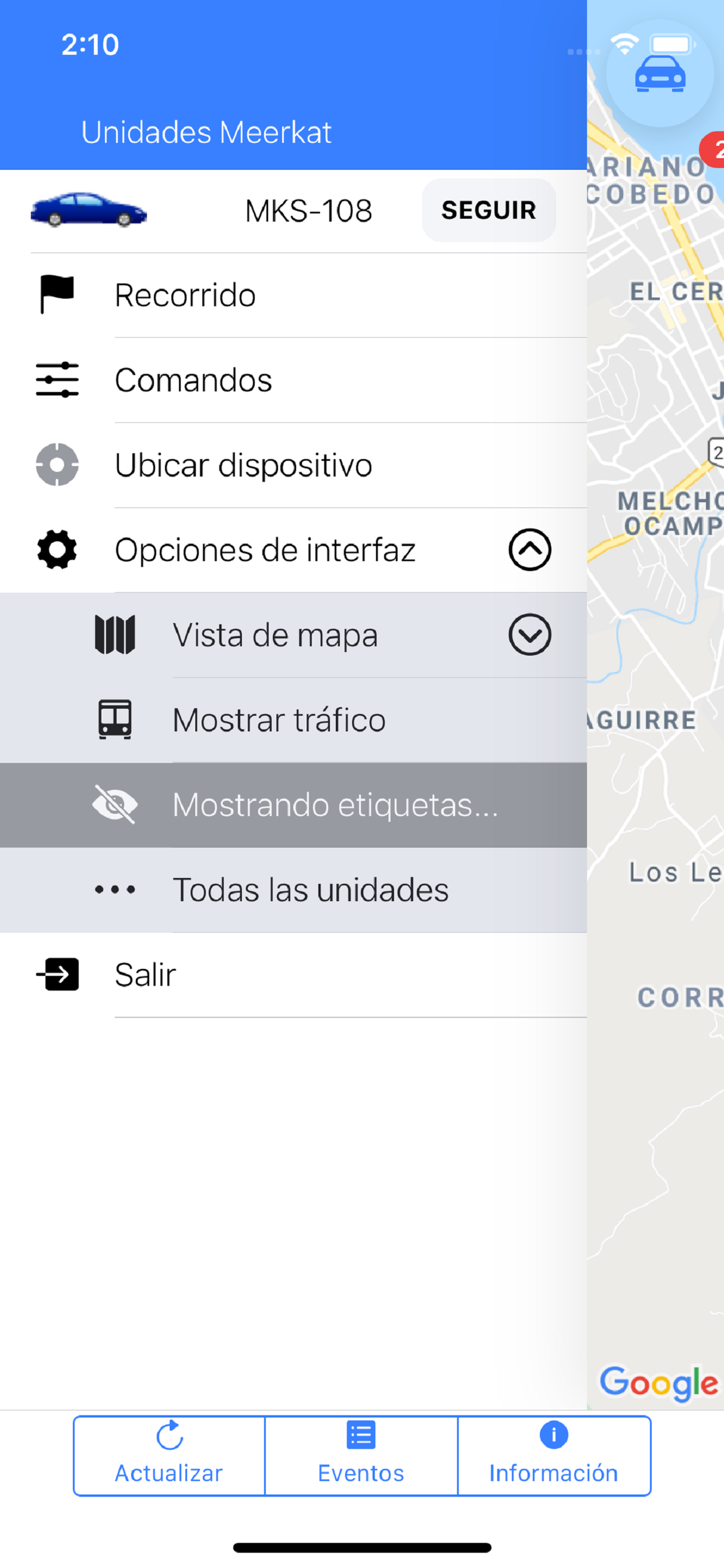 MksMovilV2 screenshot 3