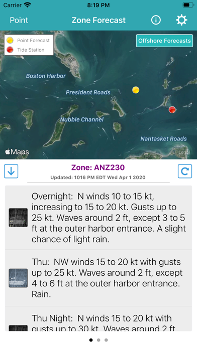 NOAA 5-day Marine Forecast screenshot 3
