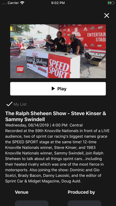SPEED SPORT TV Screenshot
