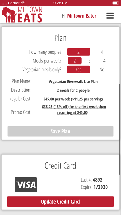 Miltown Eats screenshot 4