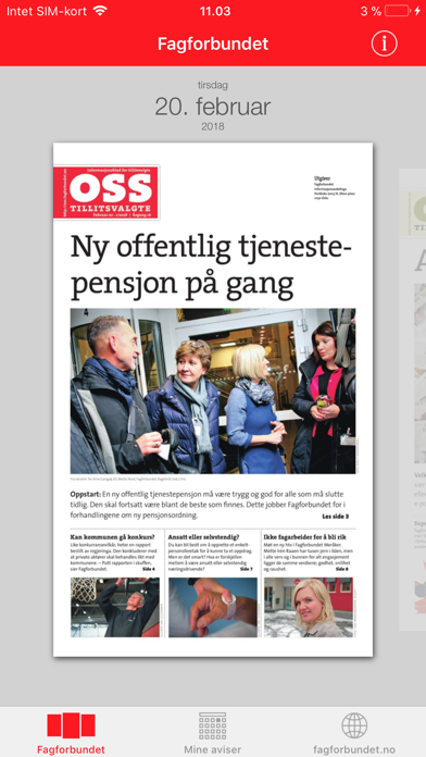 Fagforbundet OSS Tillitsvalgte Screenshot