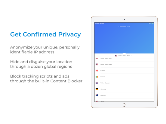 Screenshot #5 pour Confirmed VPN