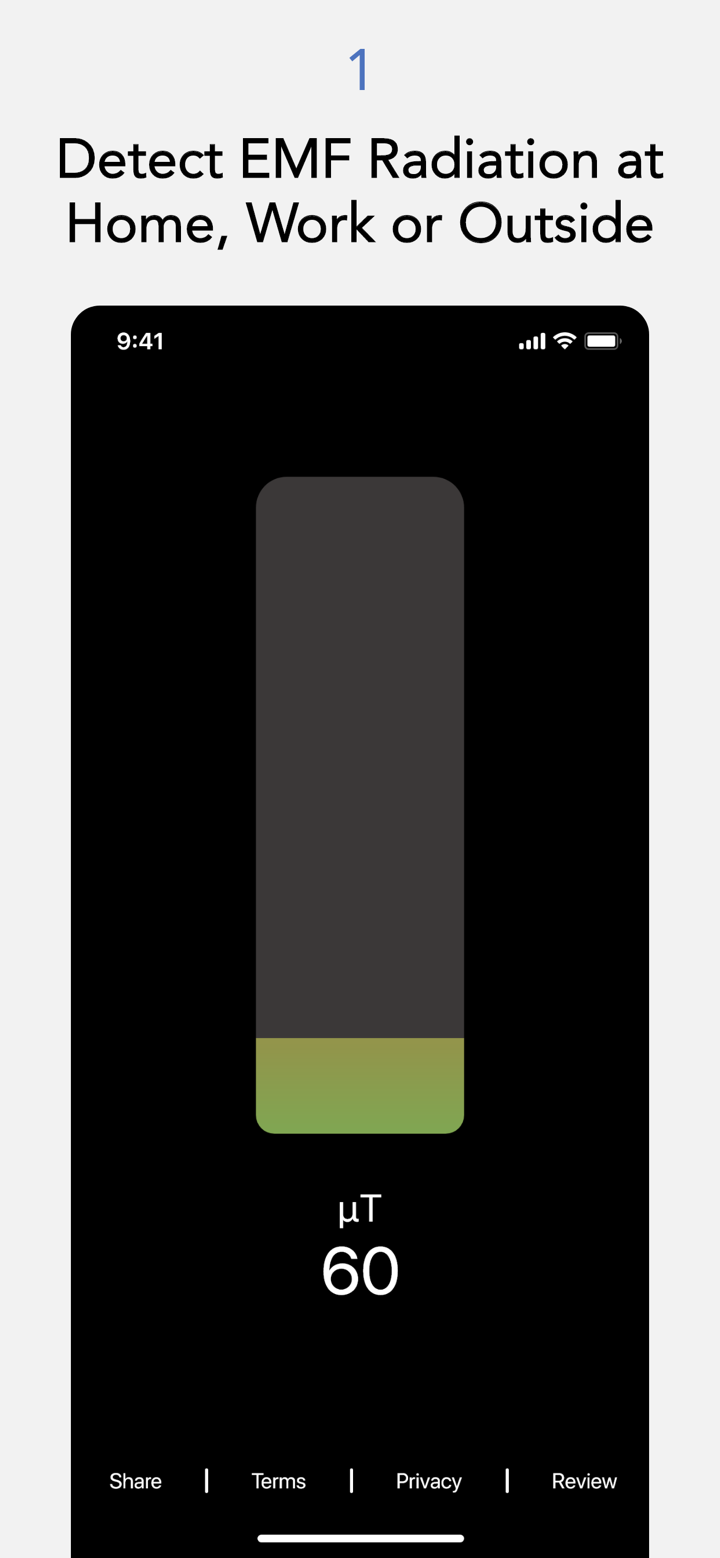 EMF Radiation Detector Reader screenshot 1