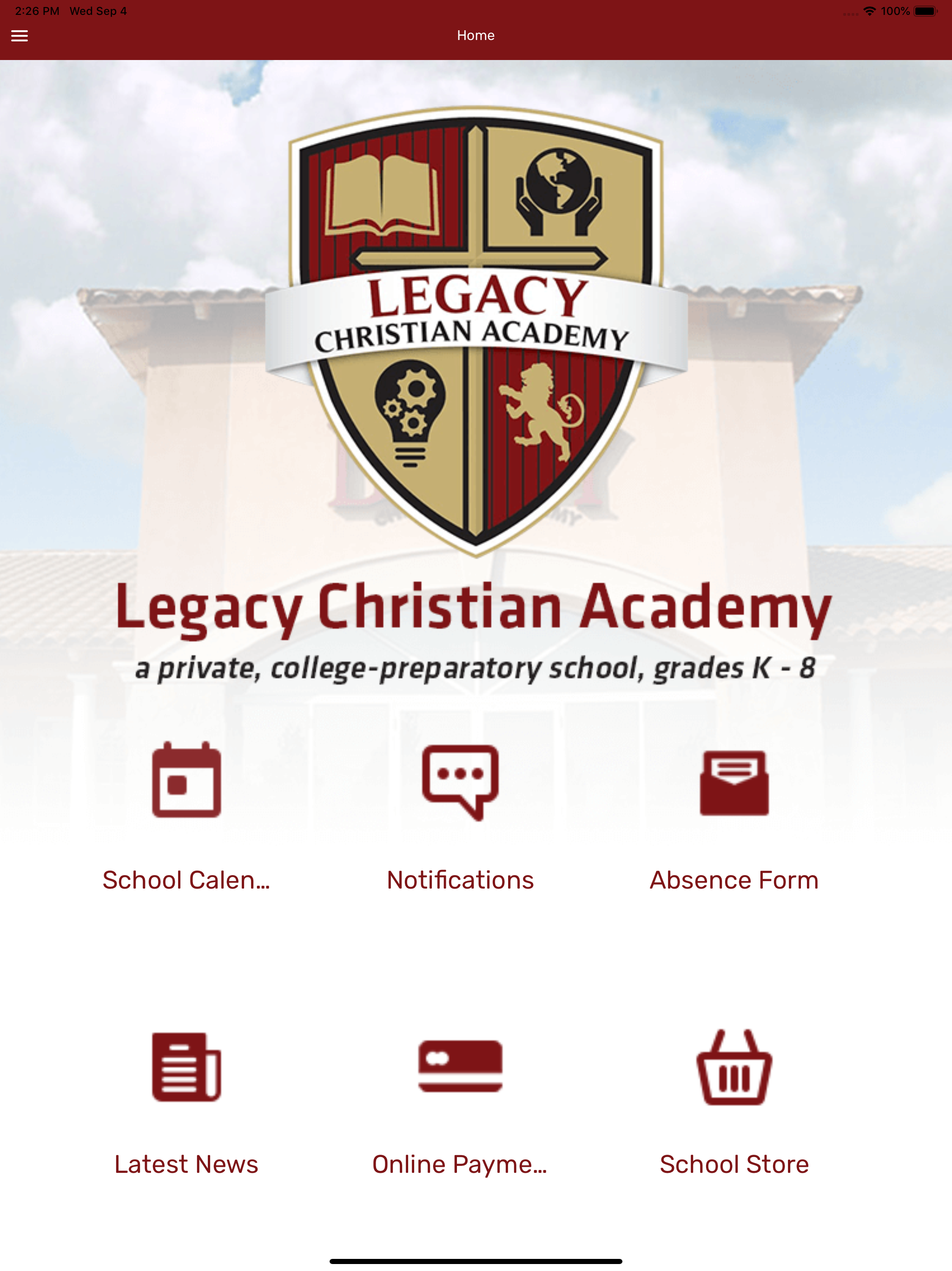 Legacy Christian Academy.