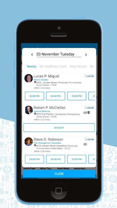 HealthxApp Screenshot