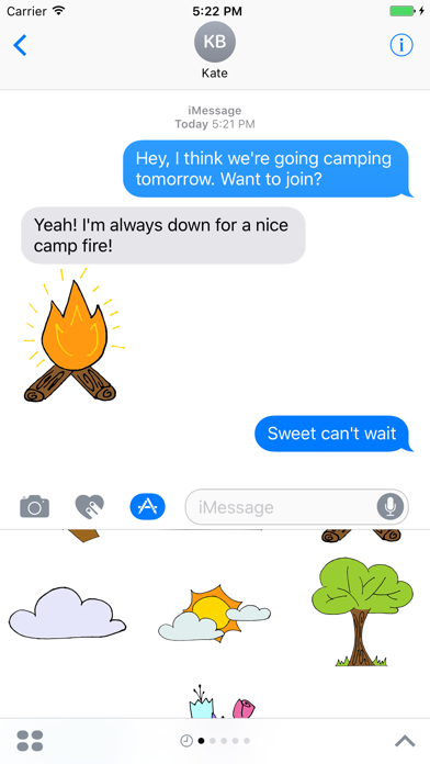 Screenshot #2 pour Outdoor Stickers