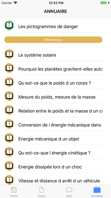 Physique 3ème screenshot-5