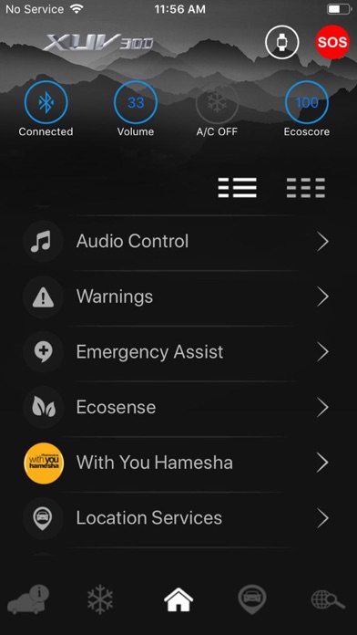 MAHINDRA BLUESENSE APP XUV300 Screenshot