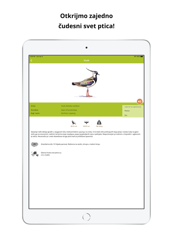 Ptice na dlanu iPad screenshot 7 - Education app