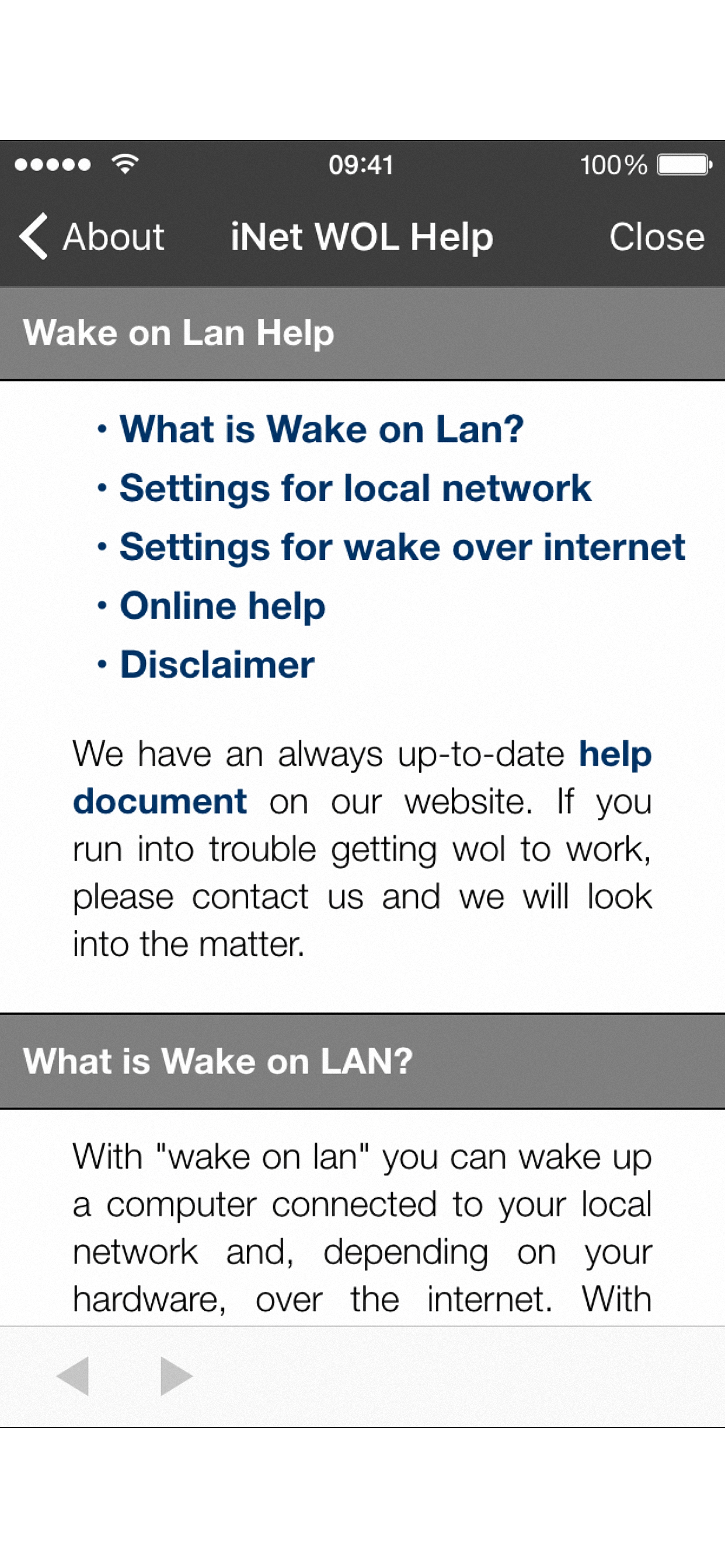 iNet WOL - Wake on Lan