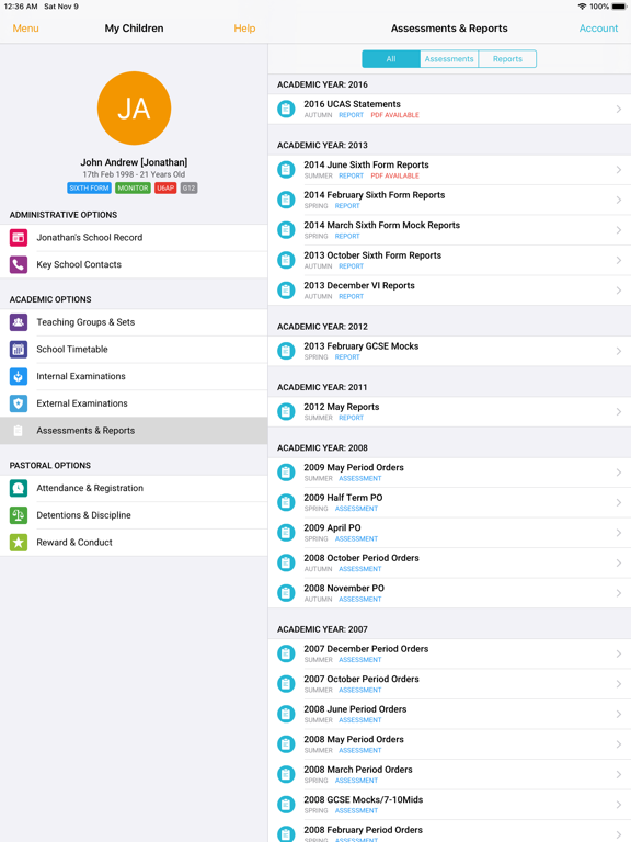 iParent App iPad screenshot 5 - Education app
