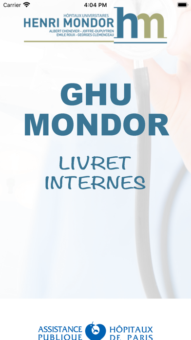 GHU Mondor Livret Internes Screenshot