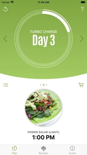 Capture d'écran de Jason Vale’s 7-Day Juice Diet sur iPhone 6